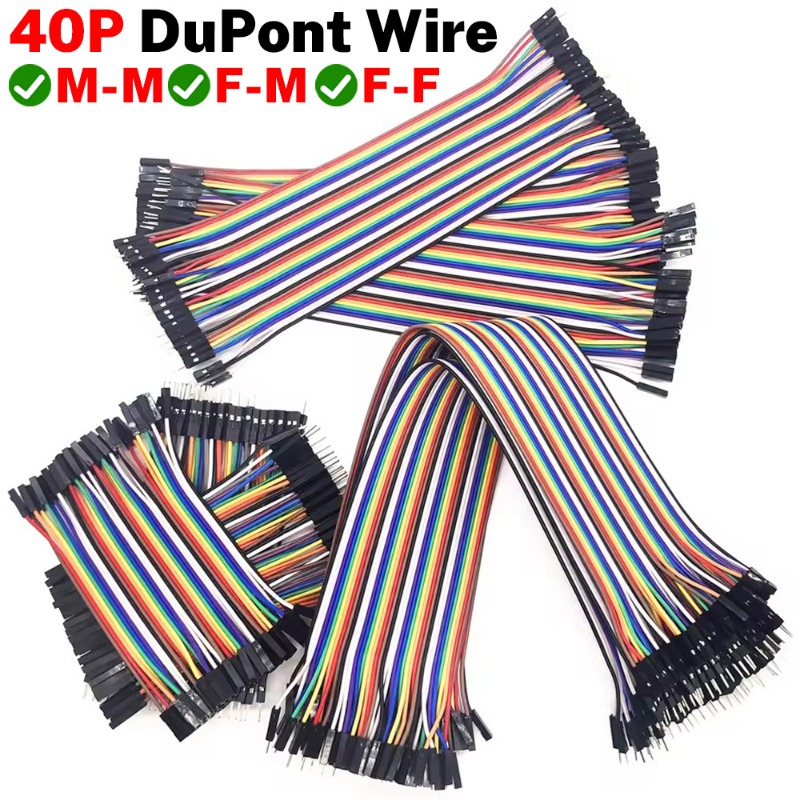 Breadboard Jumper Wire - 40Pin Dupont Kabel Lint Jumper Wire