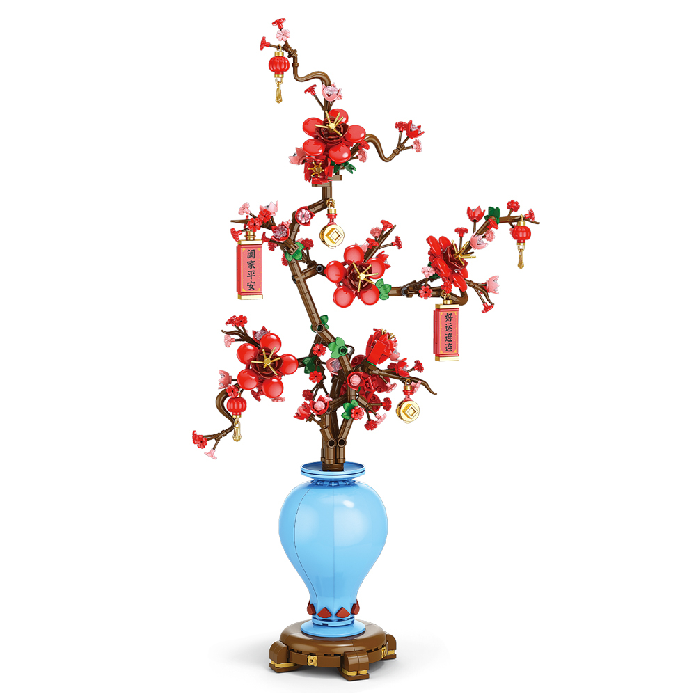 Diy Electronics For Adults - Stad Creativiteit Bloemboeket Pruimenbloesem Bonsai Potplant
