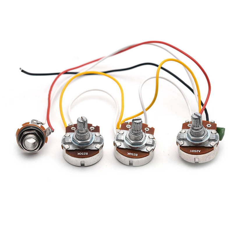 Diy Guitar Electronics Kit - Elektrische Bas Bedradingsschema 2V1T met Uitgang
