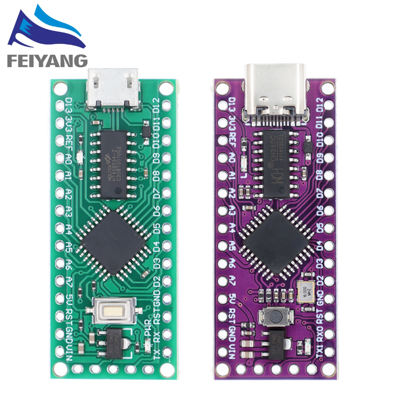Arduino Uno Starter Kit - LGT8F328P-LQFP32 MiniEVB TYPE-C MICRO USB Compatibel