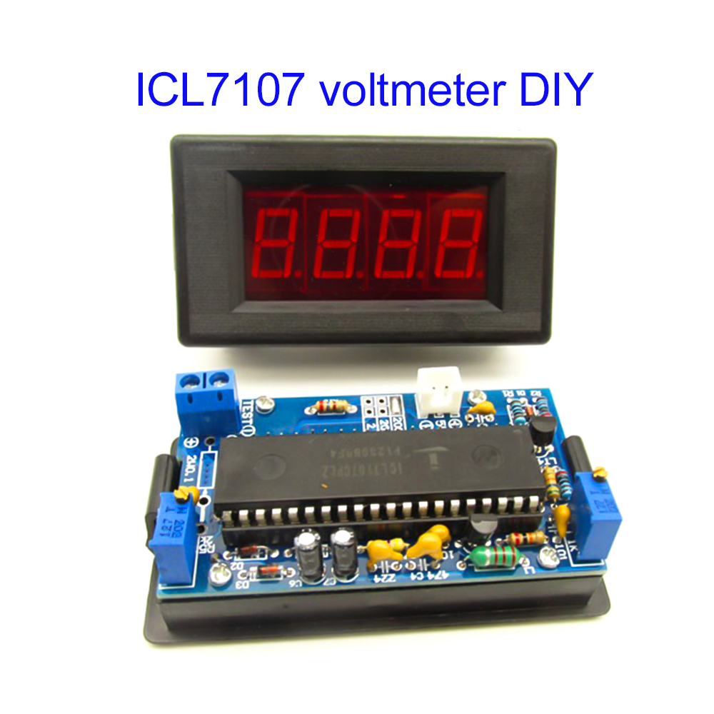 Diy Electronics Repair Kit - ICL7107 Voltmeter DIY Kit Onderdelen DC