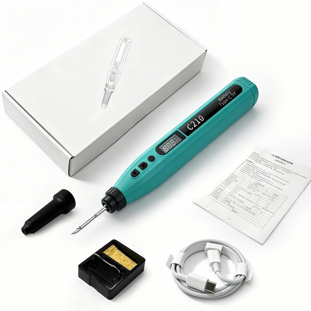 Useful Diy Electronics - Slimme digitale USB-soldeerboutset Draagbare draadloze digitale