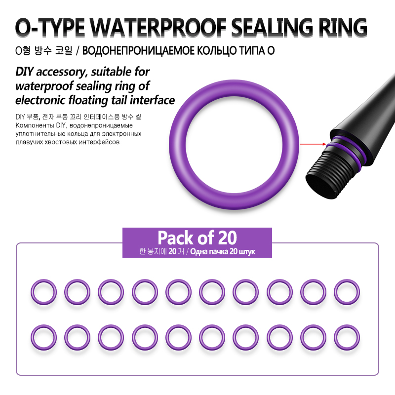 Useful Diy Electronics - 20 STKS Visserijvlotter Hoofd Rubber Waterdichte