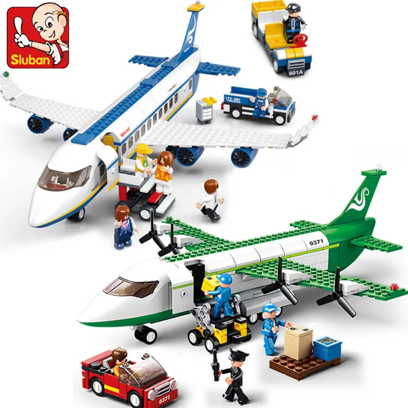 Diy Electronics For Adults - Creatieve stad Airbus vrachtvliegtuig bouwstenen luchtambulance