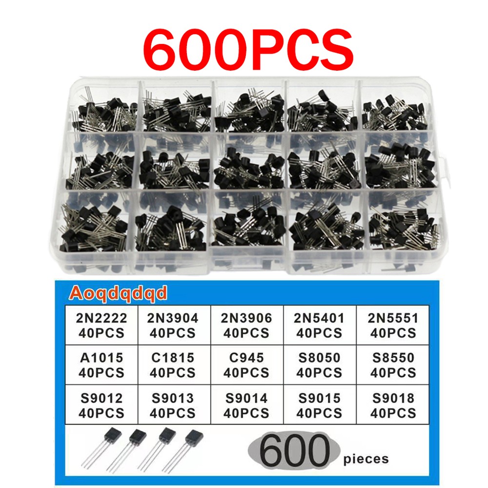 Mosfet Transistor Set - 600 stuks Transistor Kit A1015 C1815