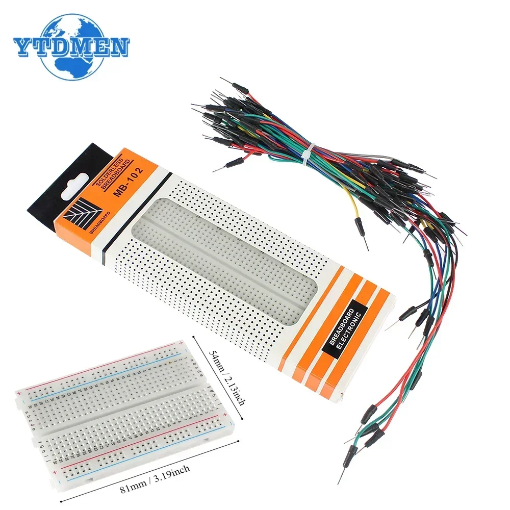 Breadboard Jumper Wire - MB-102 Broodplank 400 830 Punten Soldeerloze