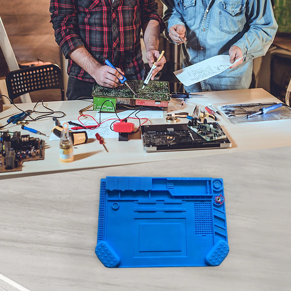 Diy Electronics Workstation - A-500 Soldeerstationmat Siliconen werkmat Hittebestendige antistatische