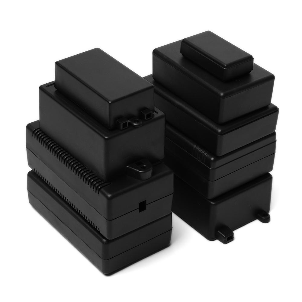 Diy Electronics Box - 1Pc Zwart Plastic Waterdichte Diy Behuizing