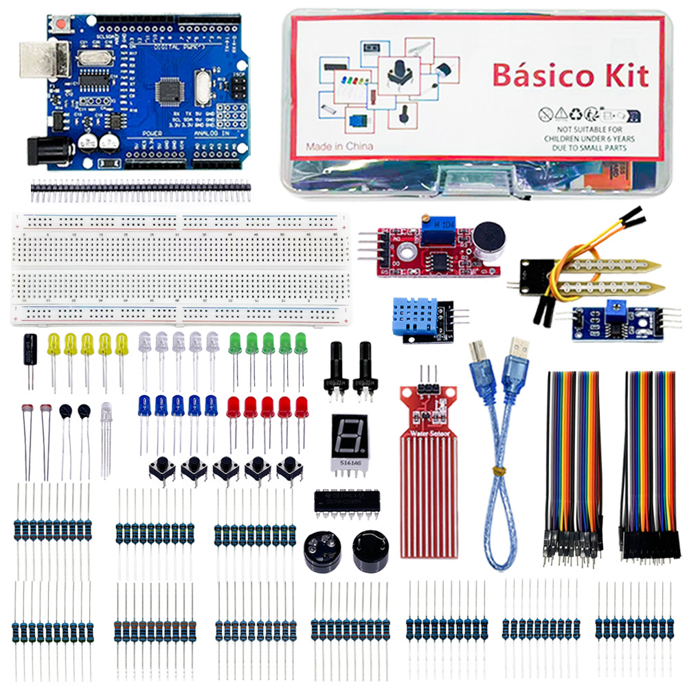 Arduino Uno Starter Kit - Elecrtonics Fun Basico Kit voor Arduino