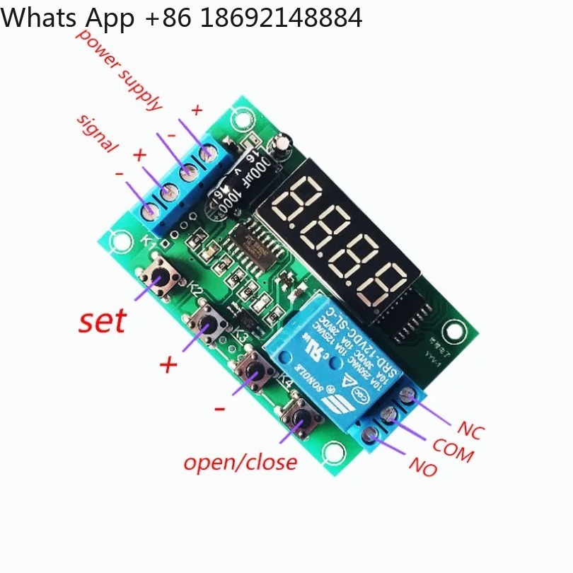 Relay Module 5V - Audio/headset/geluid/signaaltriggerdetectie/millivolt relaisschakelaarmodule/5V/12V/24V met behuizing