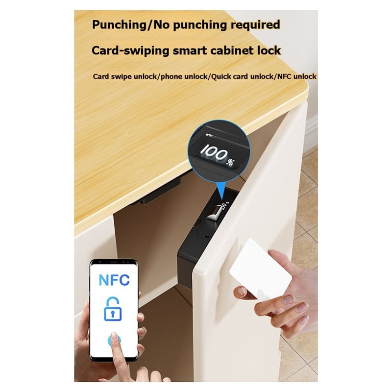 Diy Electronics Cabinet - Elektronisch NFC-deurslot - Slimme, verborgen doe-het-zelf-kastvergrendeling