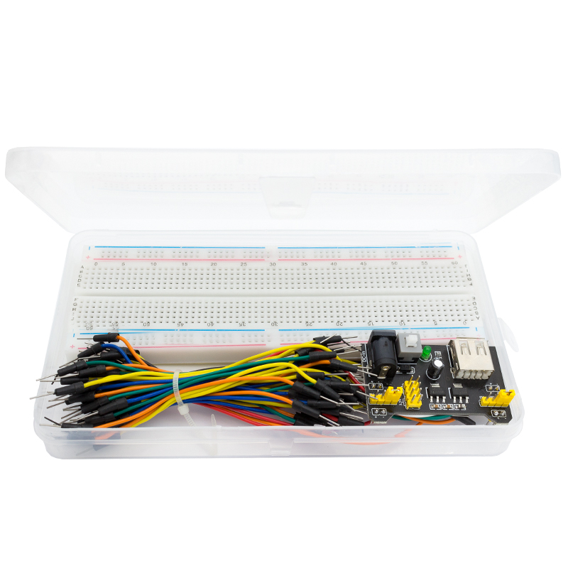 Breadboard Jumper Wire - 3.3V/5V Mb102 Breadboard MB-102 830 Punten