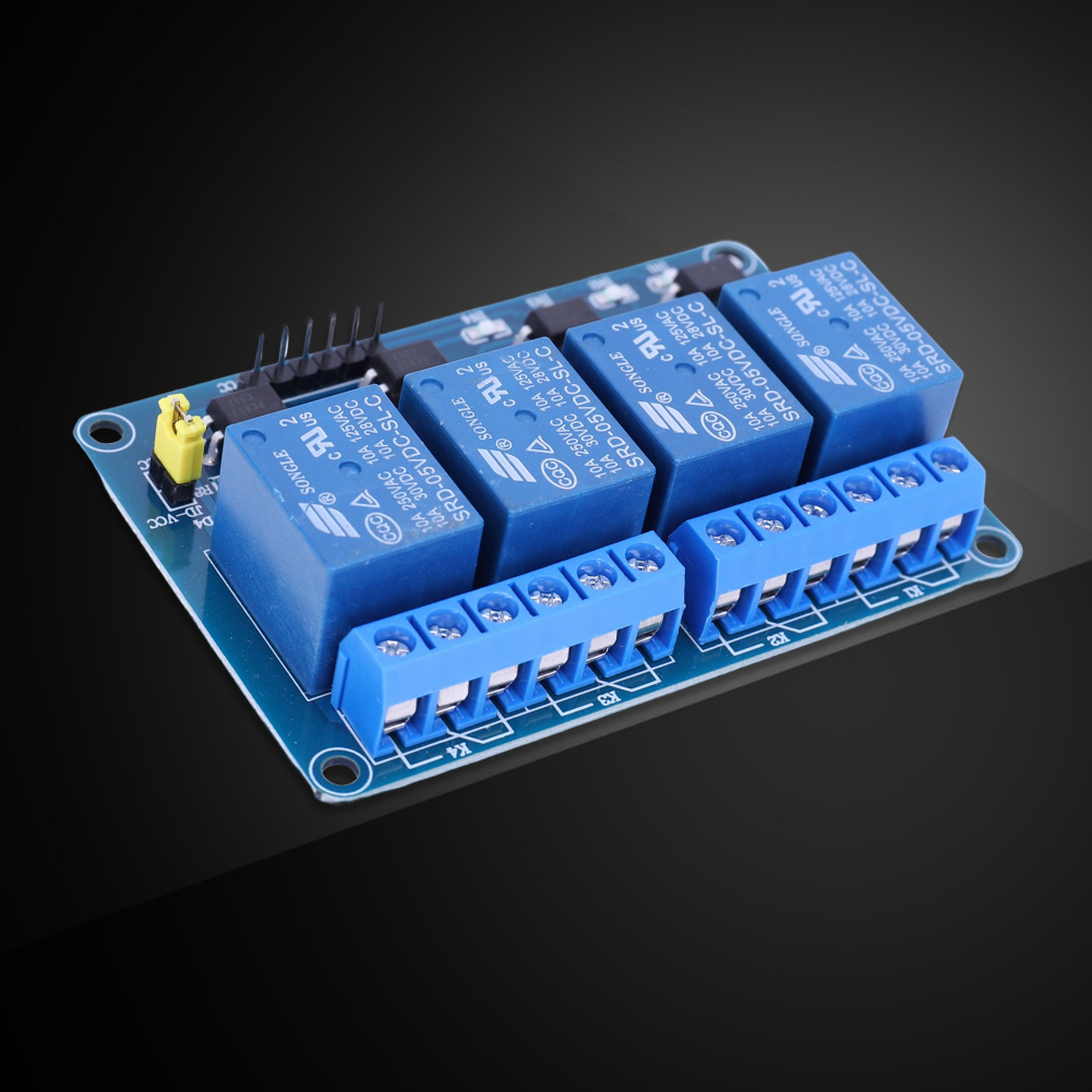5V 12V 4 Kanaals Relaisbord me - Relay Module 5V recensie en prijs