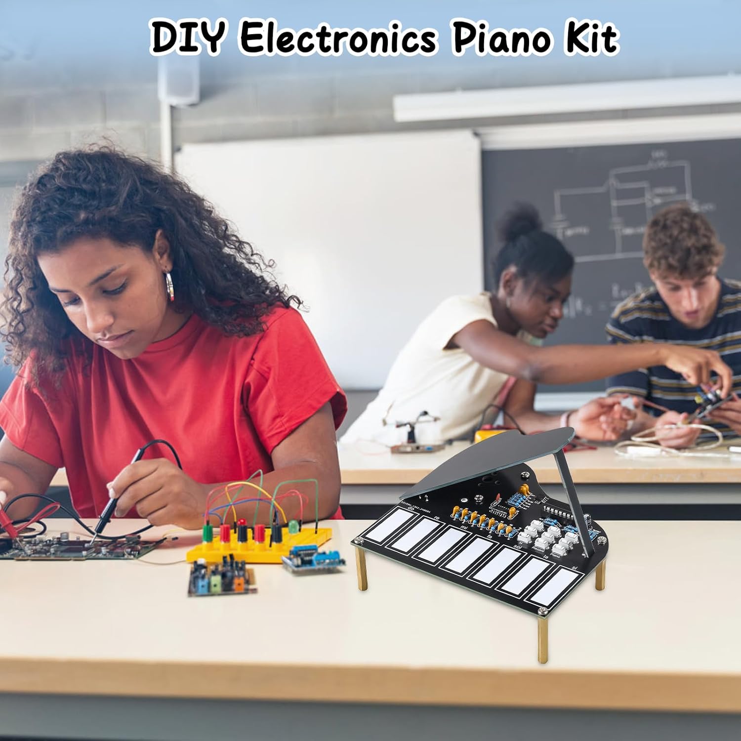 DIY-soldeeroefenset 7-toetsen  - Diy Guitar Electronics Kit recensie en prijs