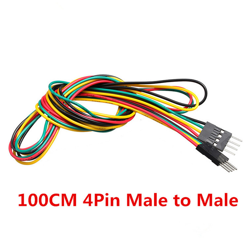 10 stks/partij 4pin 100 cm M-M - Breadboard Jumper Wire recensie en prijs