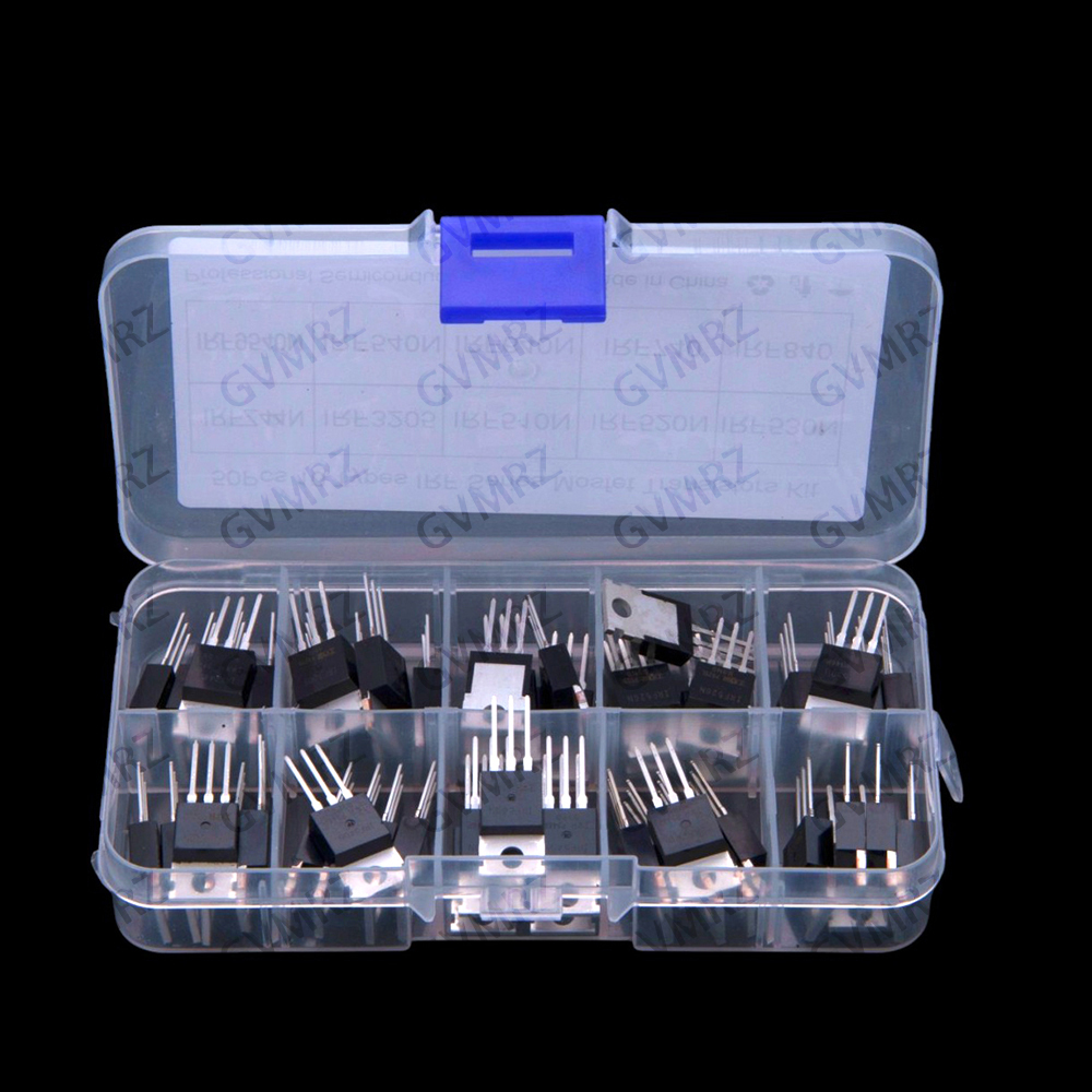 10 waarden TO-220 ​ ​ 50 STUKS - Mosfet Transistor Set recensie en prijs