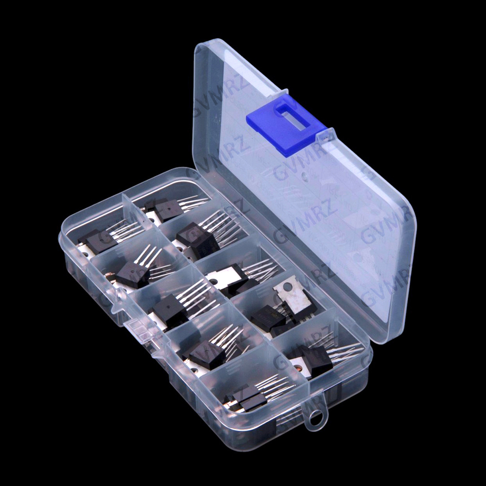 10 waarden TO-220 ​ ​ 50 STUKS - Mosfet Transistor Set recensie en prijs