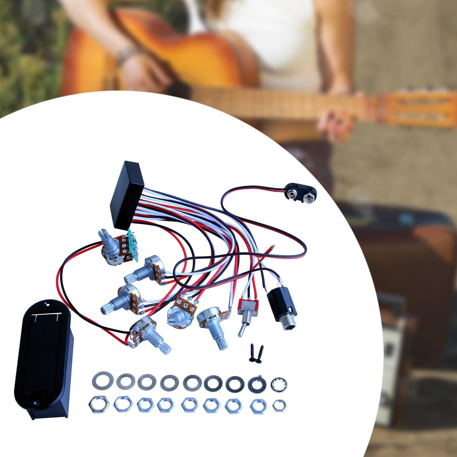 3-bands actieve passieve picku - Diy Guitar Electronics Kit recensie en prijs
