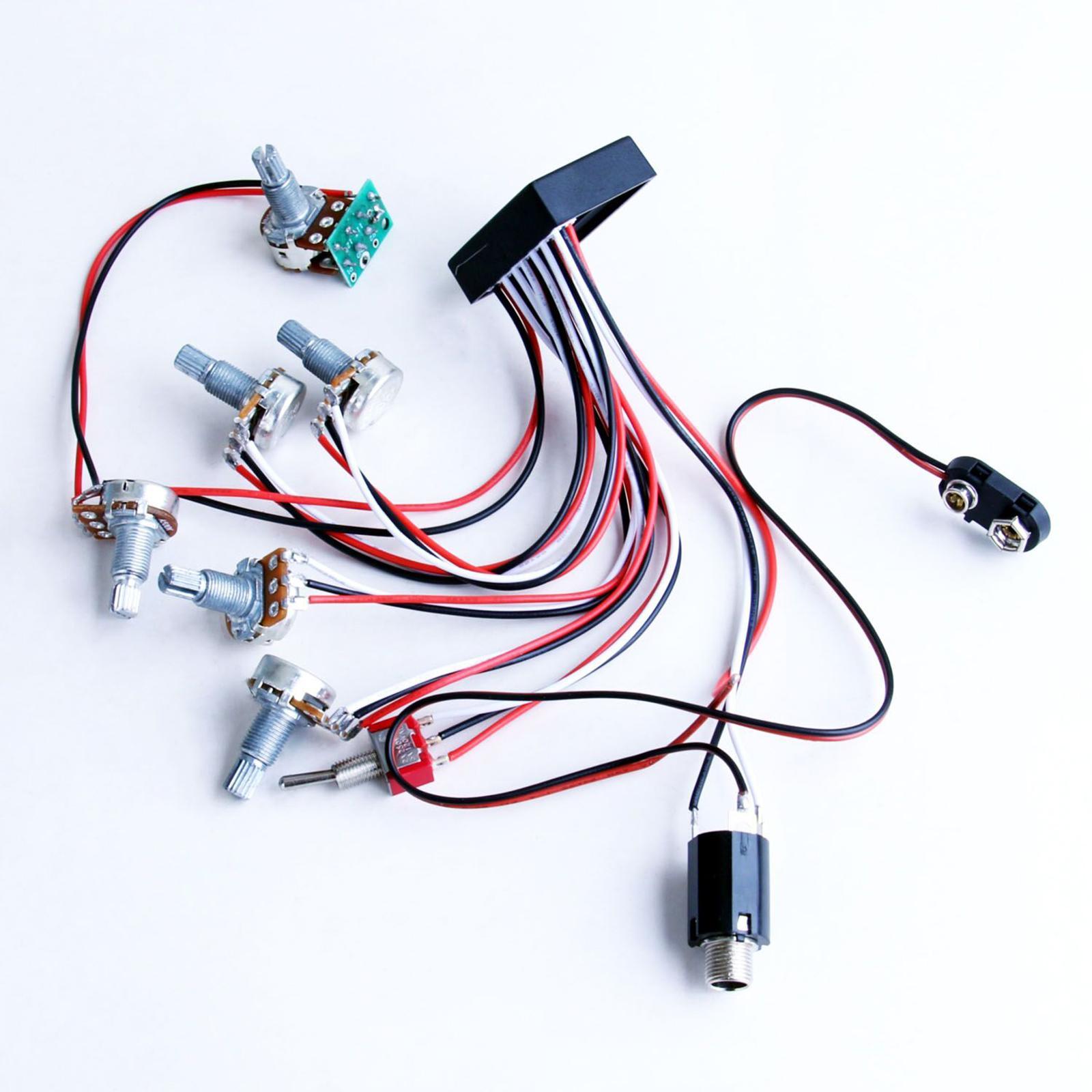 3-bands actieve passieve picku - Diy Guitar Electronics Kit recensie en prijs