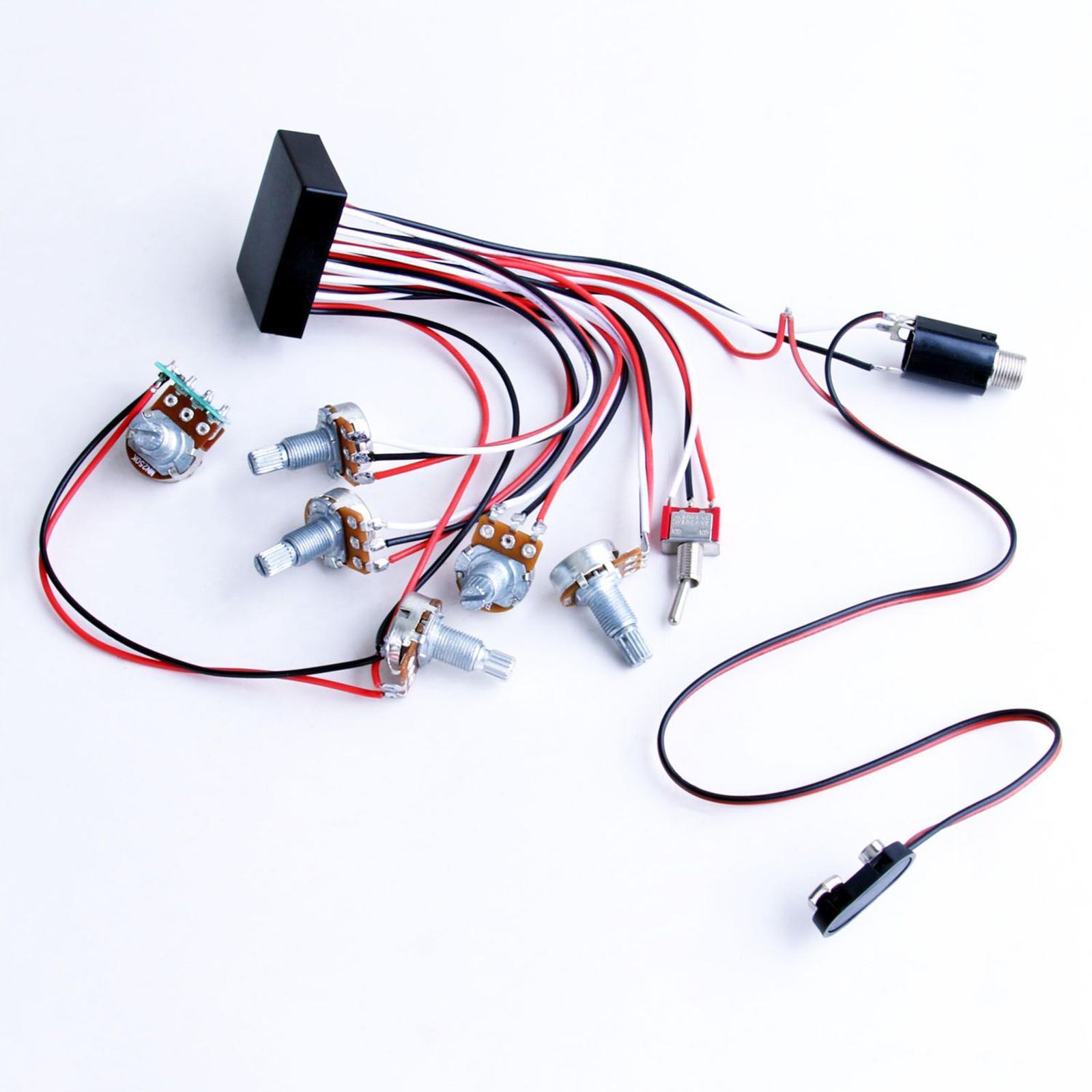 3-bands actieve passieve picku - Diy Guitar Electronics Kit recensie en prijs