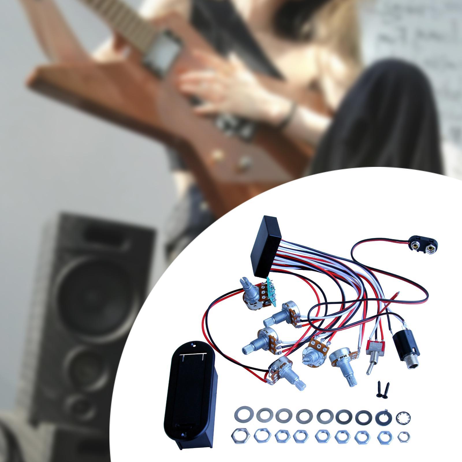 3-bands actieve passieve picku - Diy Guitar Electronics Kit recensie en prijs