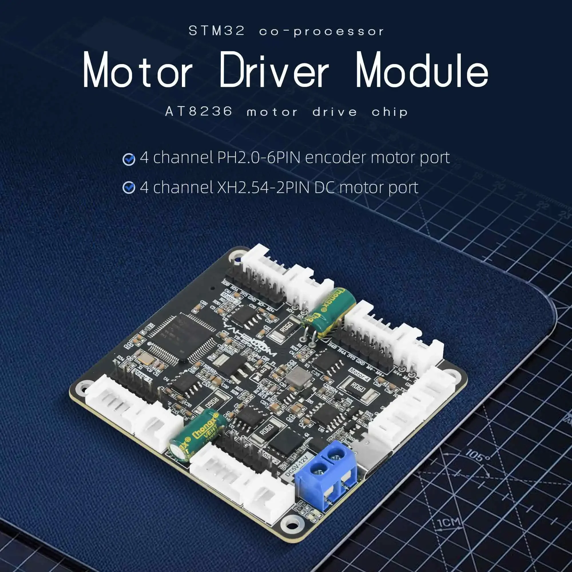 Yahboom 4-kanaals encoder moto - Diy Electronics Motor recensie en prijs