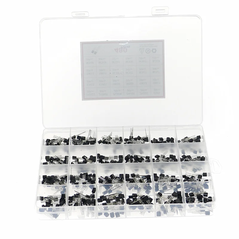 480 Stuks 24 Types NPN PNP Tra - Mosfet Transistor Set recensie en prijs