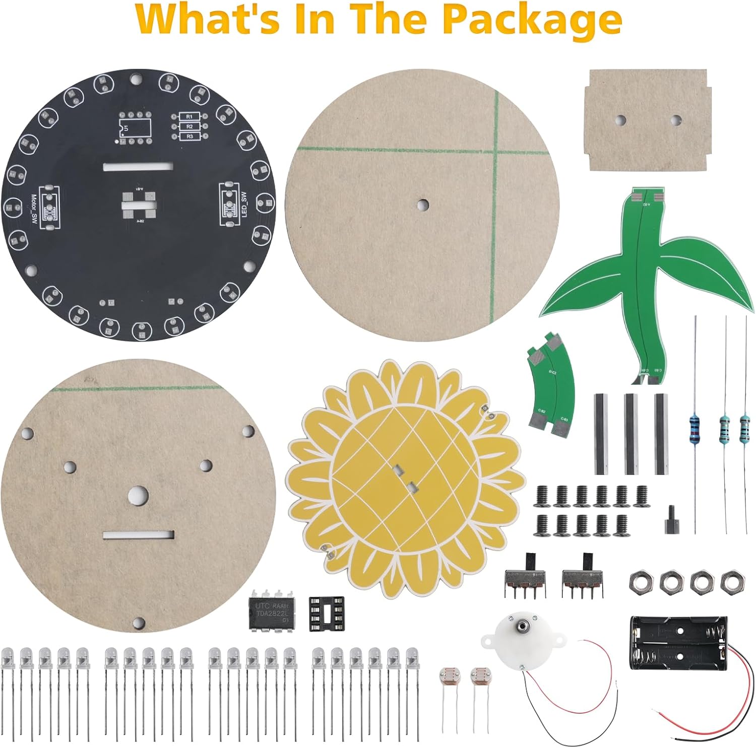 Lichtjagerende zonnebloem sold - Diy Electronics For Adults recensie en prijs