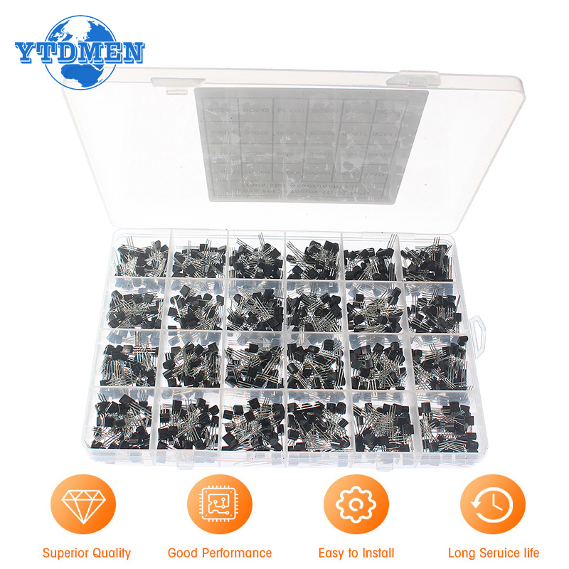 50-900PCS Transistors kit NPN  - Mosfet Transistor Set recensie en prijs