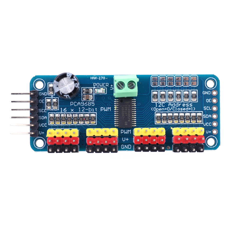 16 Kanaals 12 Bit PWM Servomot - Diy Electronics Motor recensie en prijs