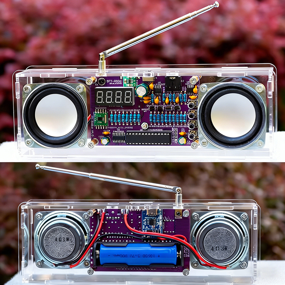 87,5-108MHz tweekanaals FM-rad - Diy Audio Electronics Projects recensie en prijs