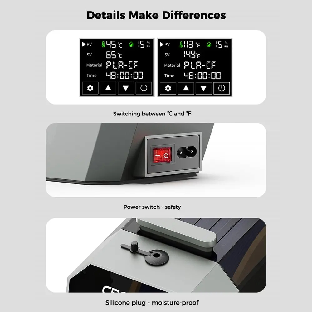 Creality Space Pi Filamentdrog - Creality Printer Ender 3 V3 recensie en prijs