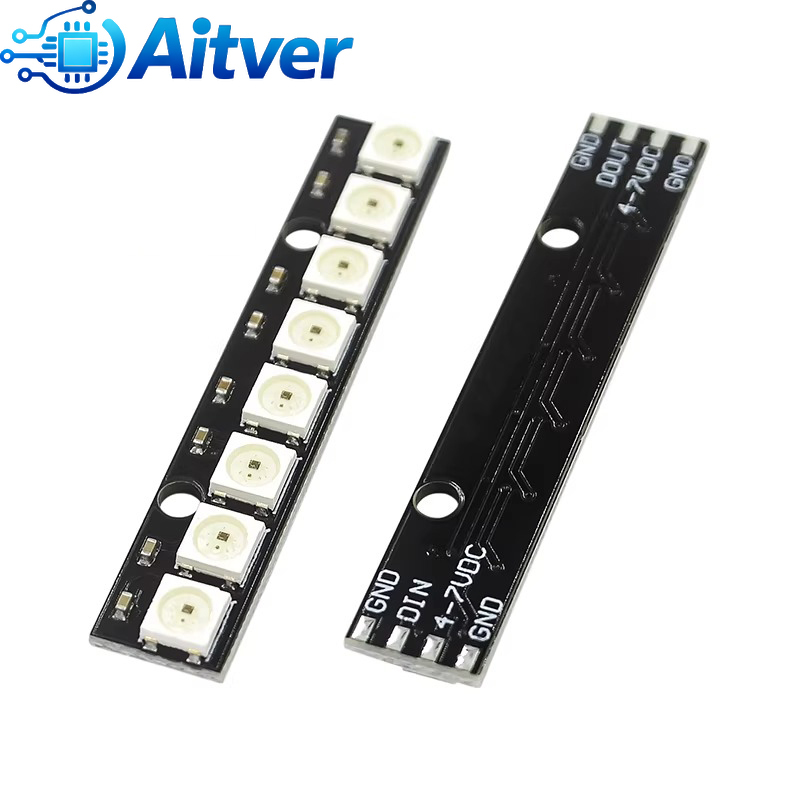 WS2812B 8Bit RGB LED-module 5V - Diy Electronics Address recensie en prijs