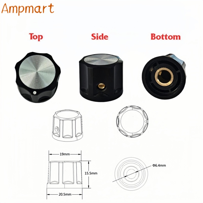 Ampmart 21x16mm Audio Controle - Diy Guitar Electronics Kit recensie en prijs
