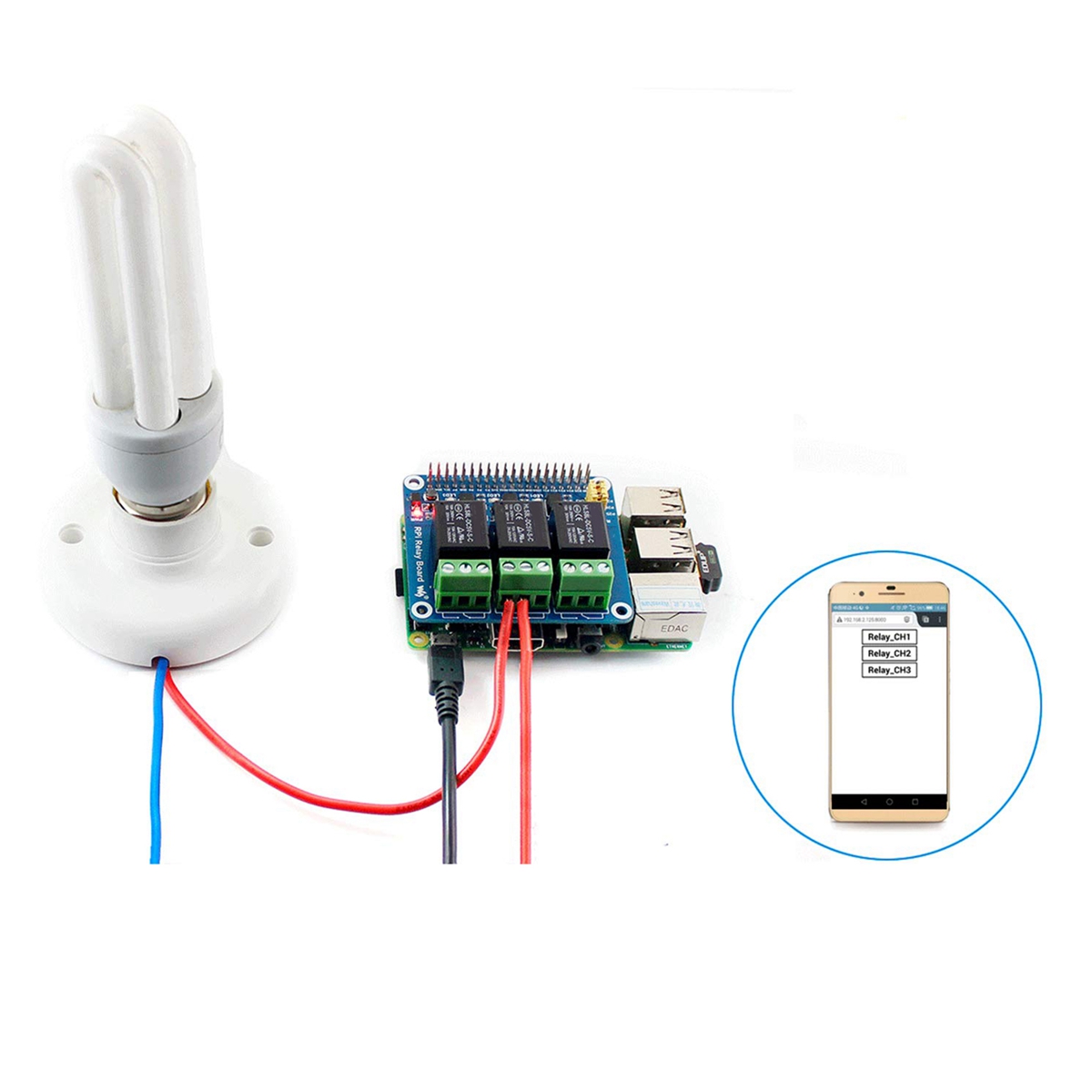 Waveshare 5V 3-kanaals relaism - Relay Module 5V recensie en prijs