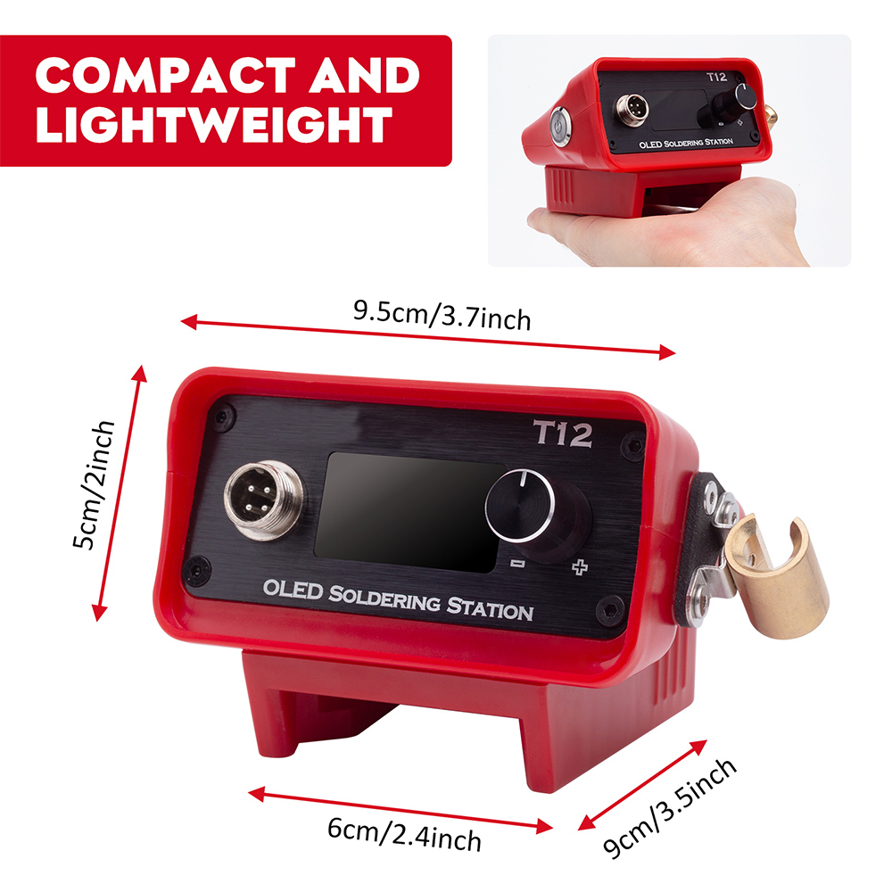 OLED T12 Soldeerbout Station V - Useful Diy Electronics recensie en prijs