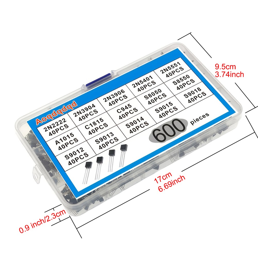 600 stuks Transistor Kit A1015 - Mosfet Transistor Set recensie en prijs