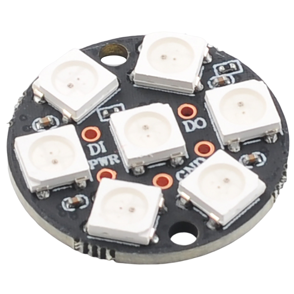 7-Pixel WS2812 5050 RGB LED-ri - Diy Electronics Address recensie en prijs