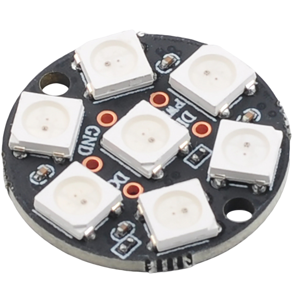 7-Pixel WS2812 5050 RGB LED-ri - Diy Electronics Address recensie en prijs