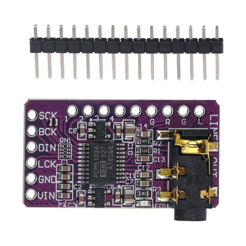 PCM5102 I2S DAC Decoder Board  - Diy Audio Electronics Projects recensie en prijs