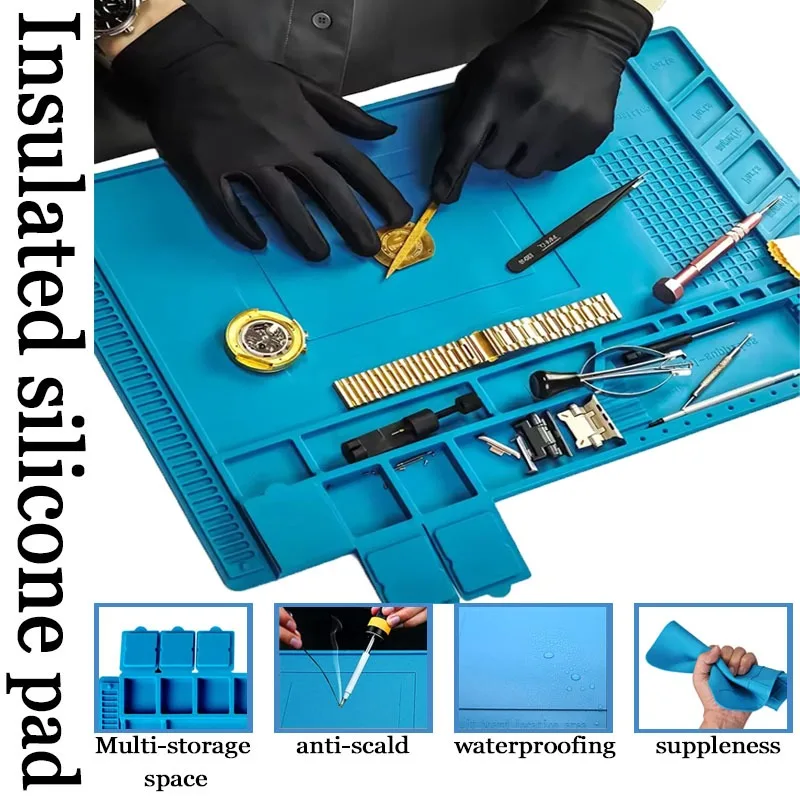 Antistatische siliconen soldee - Diy Electronics Workstation recensie en prijs