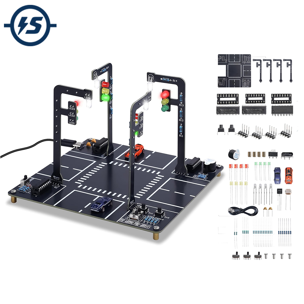 Verkeerslichtsimulatorset met  - Diy Electronics Projects For Adults recensie en prijs