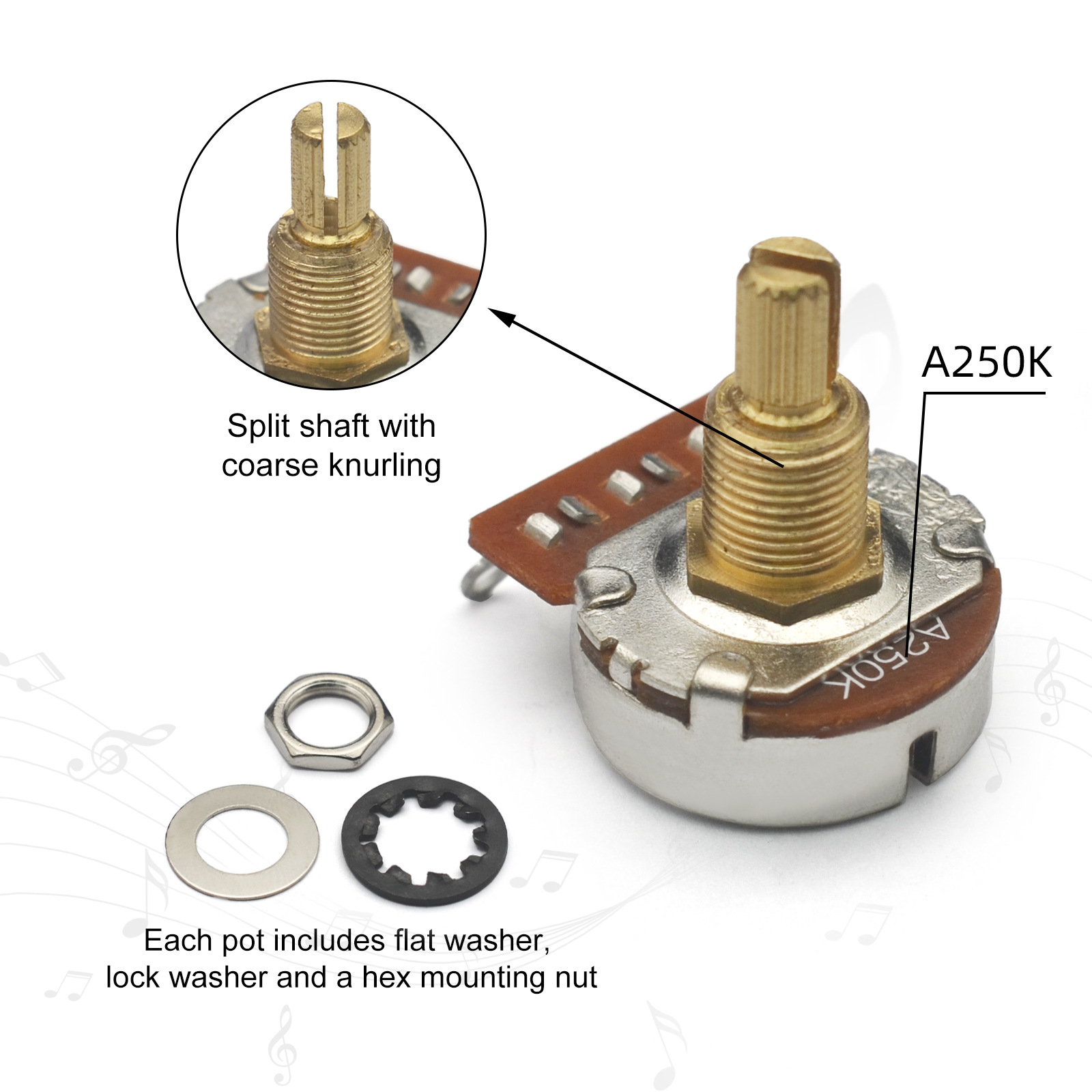 Bass DIY Kabelboom1 Volume/Ton - Diy Guitar Electronics Kit recensie en prijs